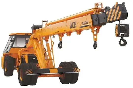 RS Ganpati Crane heavy lifting operations in Rajasthan